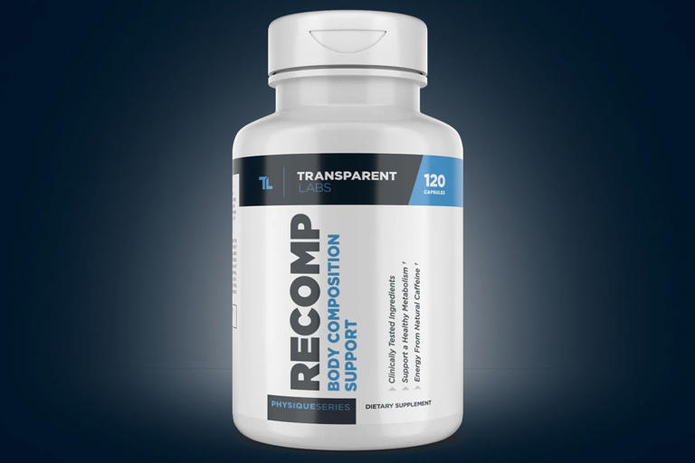 Best Fat Burn Supplement - Bottle of Transparent Labs Recomp