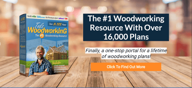 TedsWoodworking landing page.